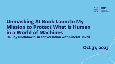 Unmasking AI book launch - title card 