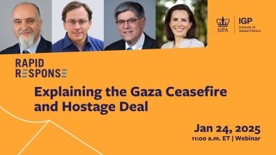 Rapid Response Gaza Ceasefire graphic