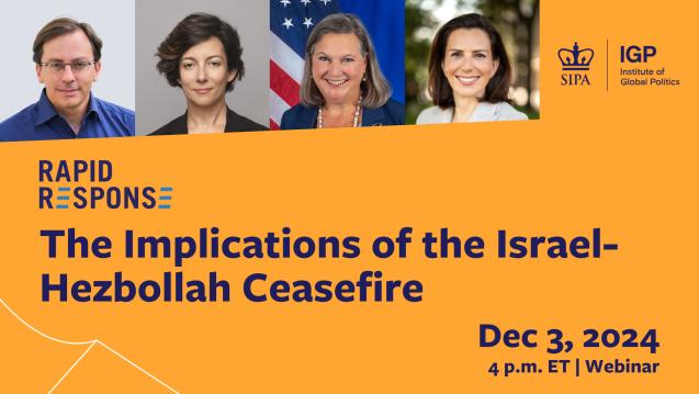Rapid Response Israel-Hezbollah Ceasefire