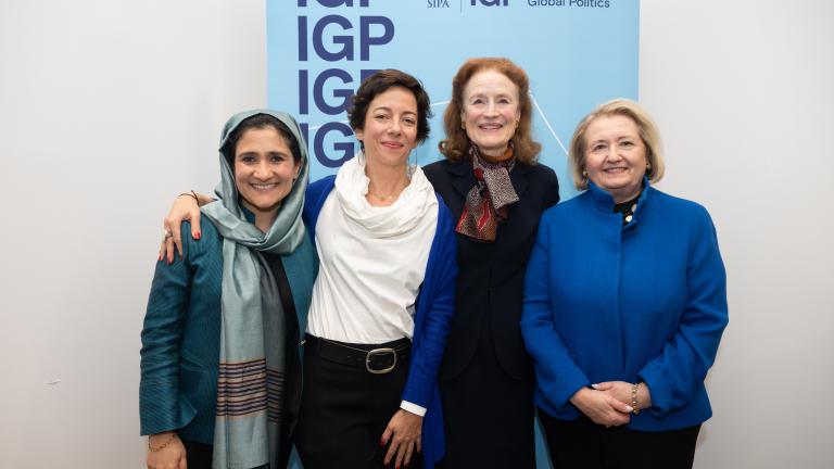 Shabana Basij-Rasikh, Kim Ghattas, Henrietta Fore, Melanne Verveer