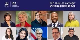 IGP’s Carnegie Distinguished Fellows for the 2024–25