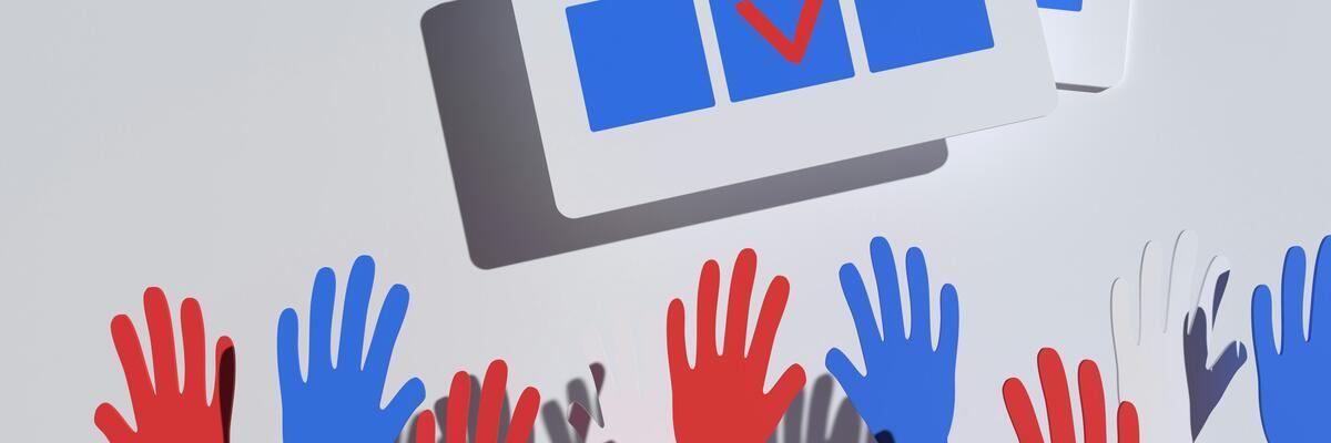 Raised hands