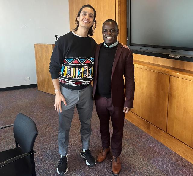 With Frank Mugisha