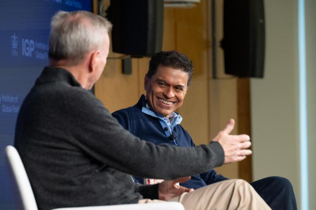 Fareed Zakaria and Eric Schmidt